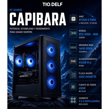 PC Gamer CAPIBARA Ryzen 5...