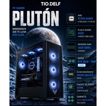 PC Gamer PLUTÓN Ryzen 5...