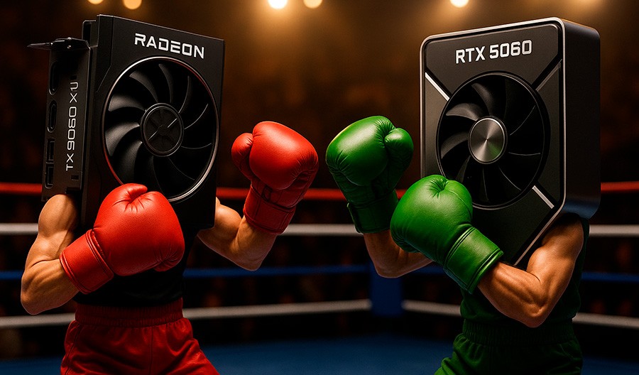 AMD genera controversia con las RX 9060 XT al decir que 8 GB de VRAM son suficientes para jugar en 1080p